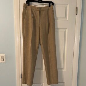 Aritzia Wilfred Heather Oat Trousers